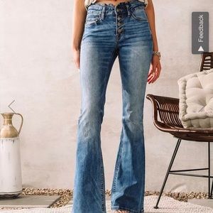 Vervet High Rise Flare Jeans sz 26